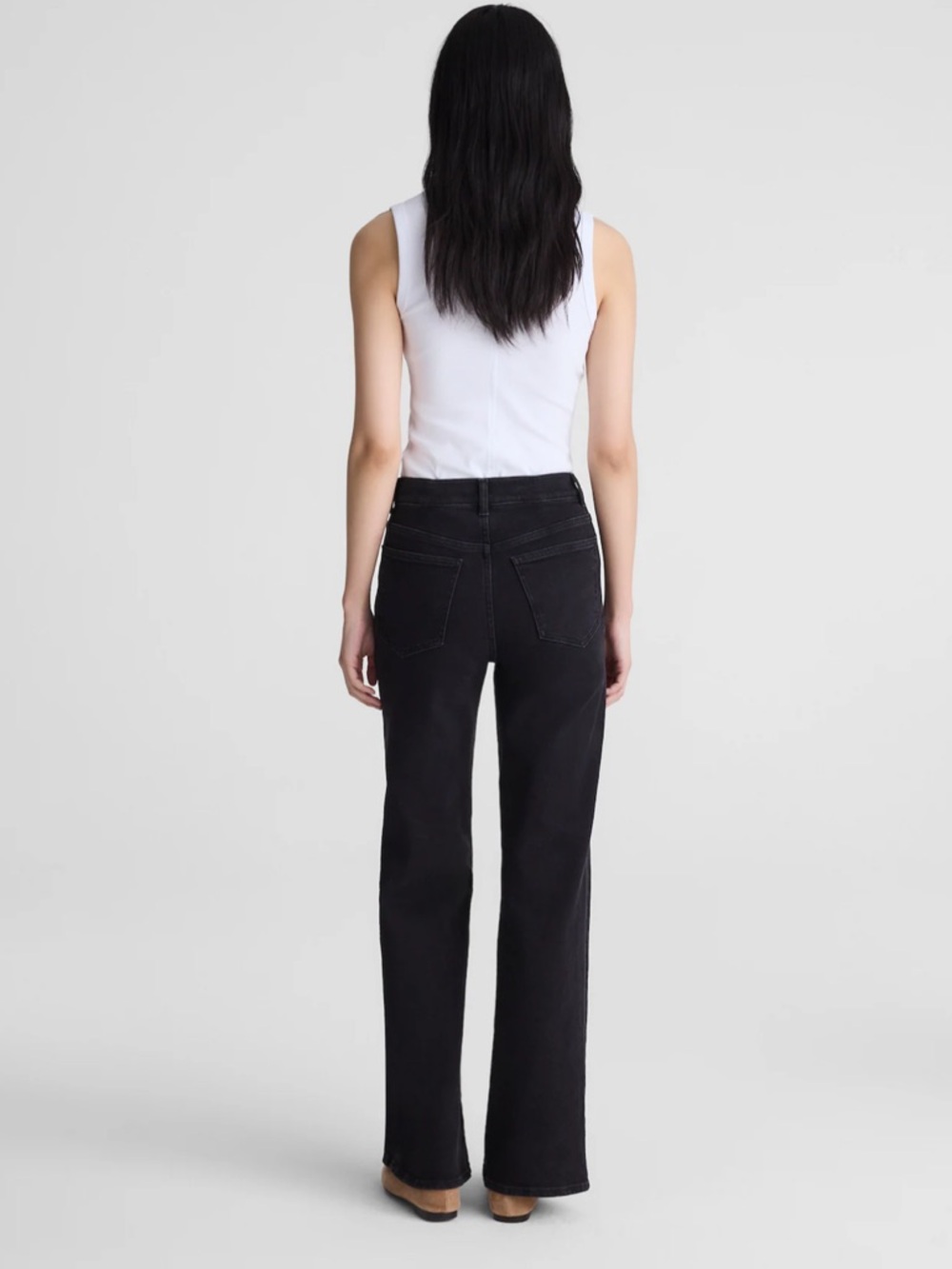 Madewell High Rise Wide Leg Jeans Black Size 29 - Picture 6 of 13